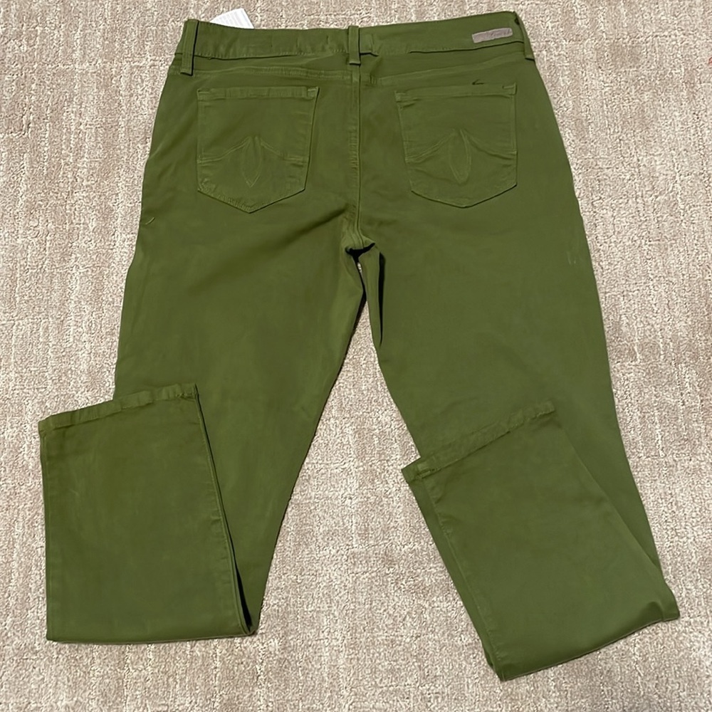 NWT Level 99 Lily green skinny straight leg pants sz 30 - Picture 5 of 5